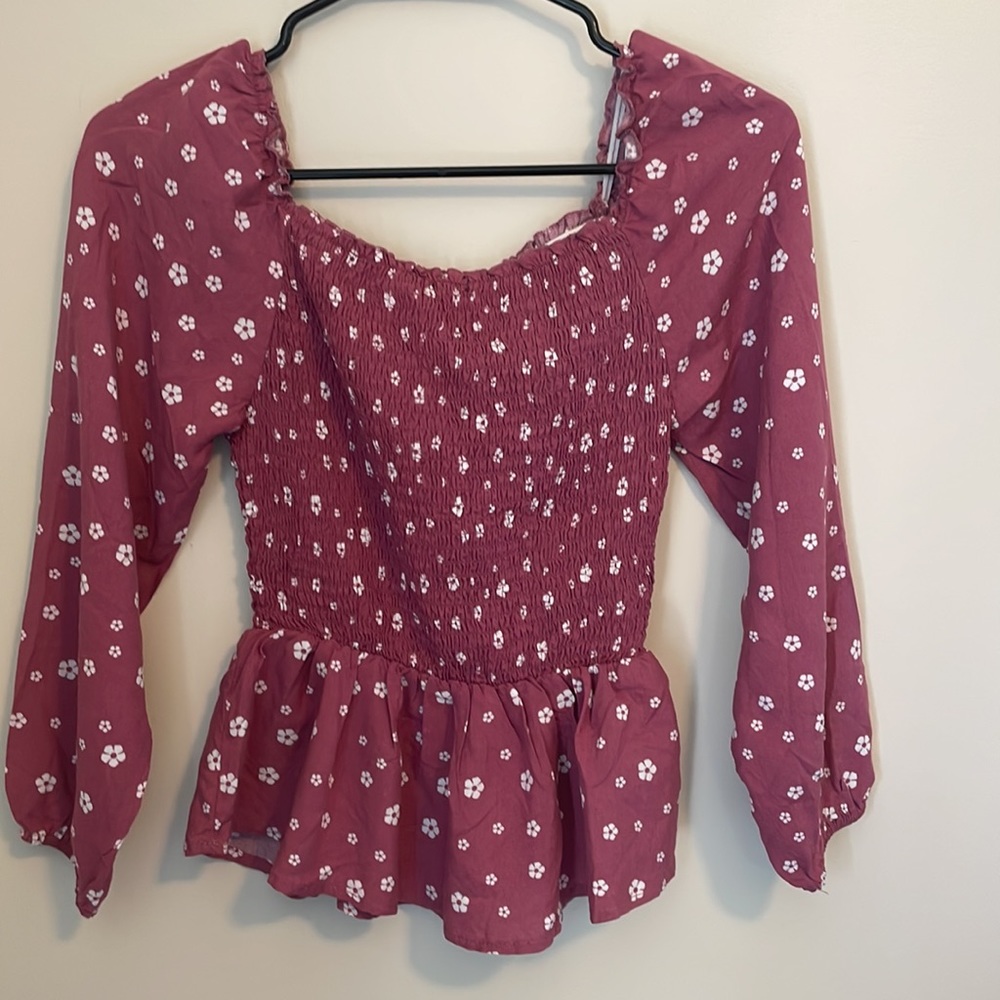 Small Rue21 Peplum Blouse - Picture 2 of 3